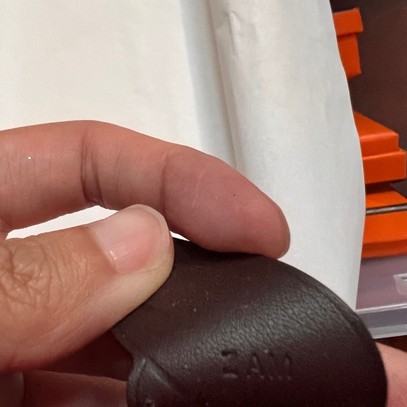 Authentic Hermes Lambskin Rodeo Pegase bag charm PM - Picture 3 of 3